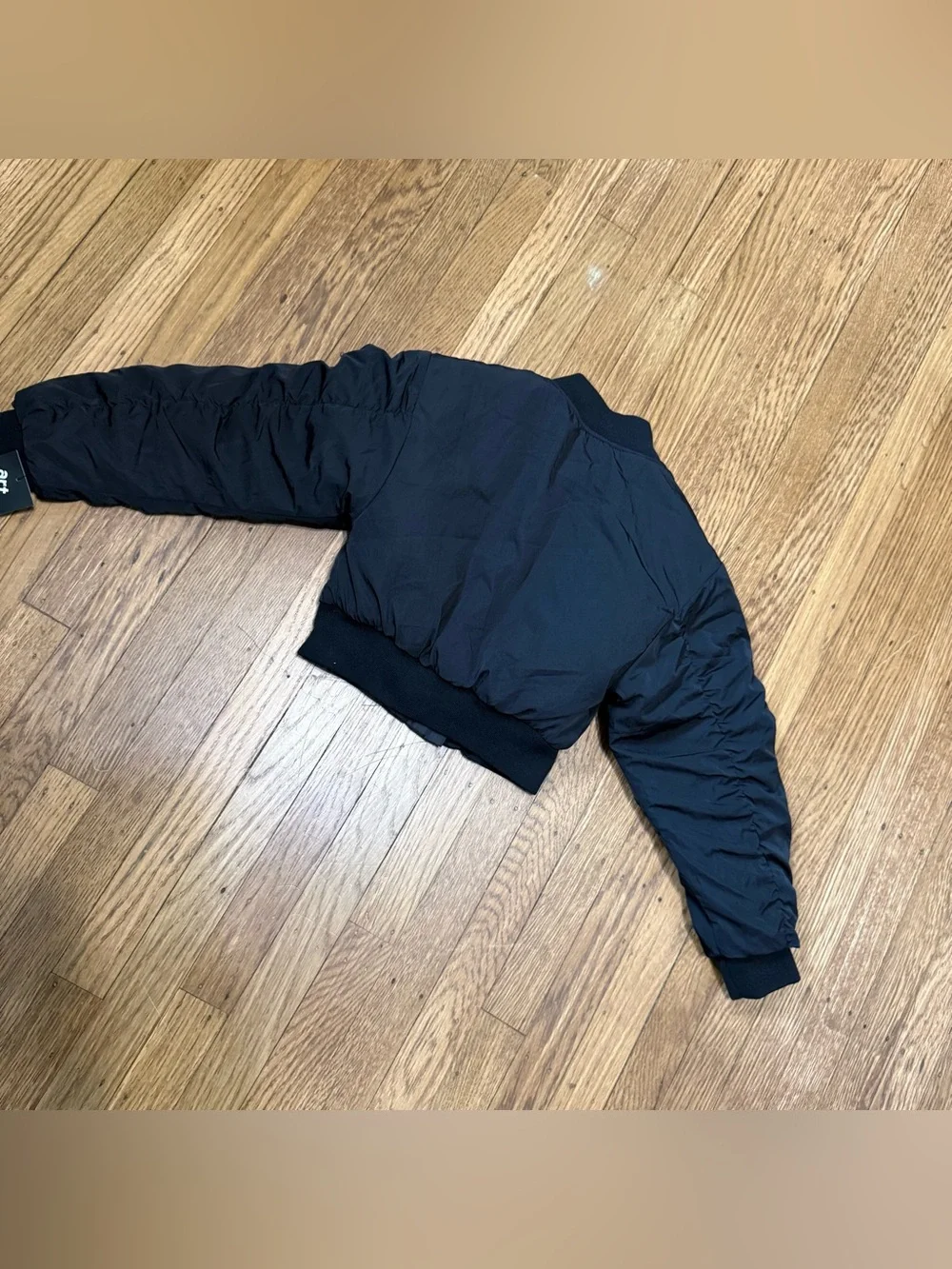 NWT Art Class Black Bomber Jacket Girls size 8